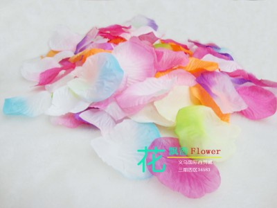 The Imitation flower petals rose cloth flower network flowers