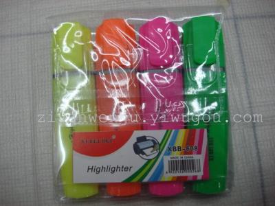 4 PVC Pocket highlighters