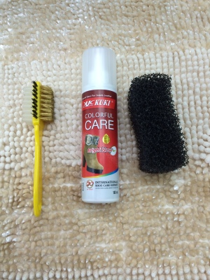 Suede/nubuck leather renovation sprays frizzled feather special complementary color agent for leather/suede/suede