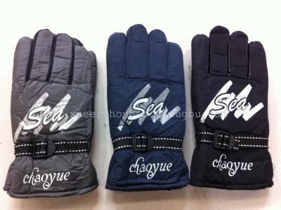 Sea men cotton gloves warm waterproof gloves
