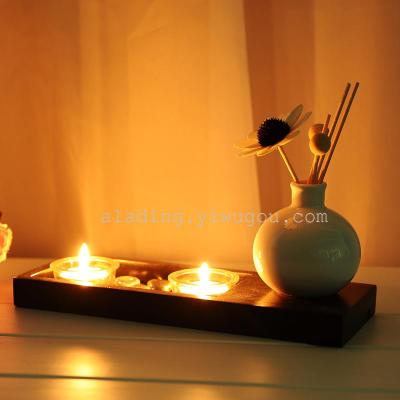 Cane scented candle holder base without fire volatile white ceramic bottle home crafts