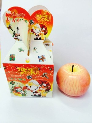 Simulation Fragrance Fruit Candle, Apple Candle, Christmas Eve Candle