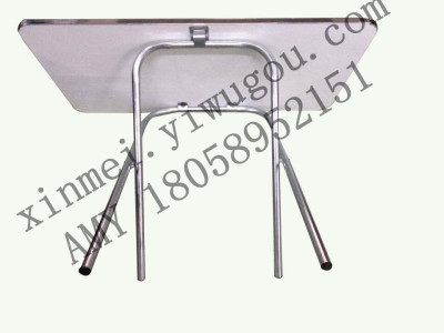 Folding table learning desk computer table cartoon children's toy table board and iron pipe material table