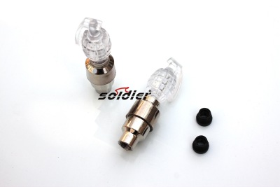 The latest bicycle motorcycle fire wheel valve lamp air nozzle lamp/hand grenade fire wheel with seven colors