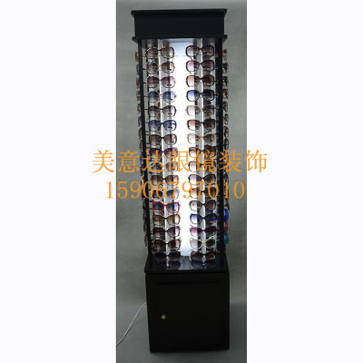 96 led Strip lockers rotating Sun glasses display stand A3017