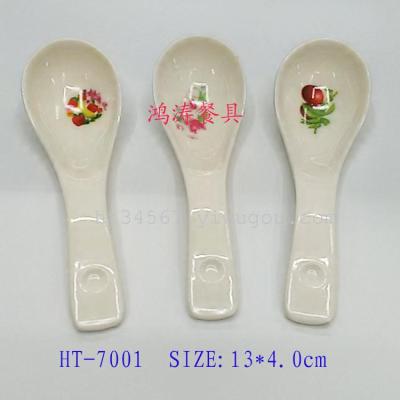 Factory direct 7001 cartoon children spoon melamine serving casserole-like applicable to all types of family