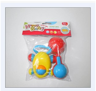 Supply baby toys 0-1 year old rattle toy set combined with infant cartoon puzzle hand bell 2