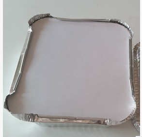 Aluminum foil disposable lunch box can be equipped with Aluminum foil gai