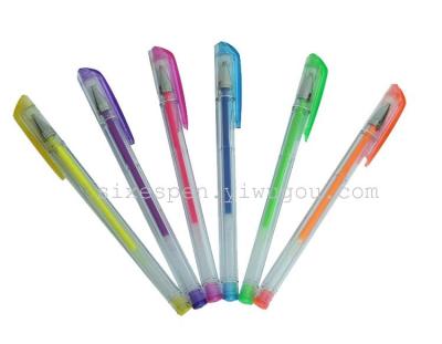 M-201-8 glitter pens highlighters, chalk water promotional pens summary