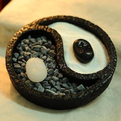 Chinese Tai Chi Bagua two colors of Feng Shui ornament crafts incense and home accessories