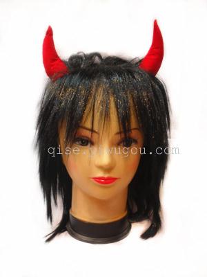 Buffalo Horn hair wigs, party wig Halloween wig