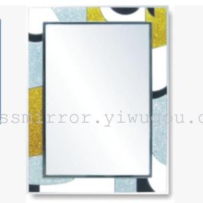 Factory direct Crystal embossed bathroom mirror mirror mirror