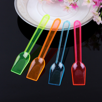 Ice Cream Scoop 3 color spoons, plastic spoons