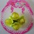 New Japanese and Korean acrylic transparent large beads hair bundles of children's cute headwear candy colored hair ropes