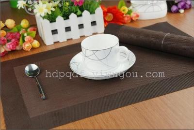 Direct wholesale and supply table mat PVC placemats textilene table mat coasters