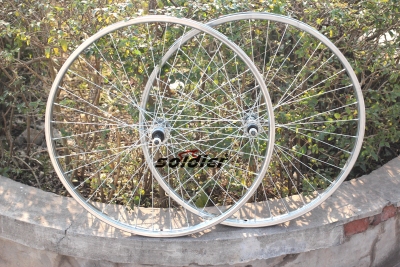 Bicycle wheel set Bicycle front wheel ring and rear wheel ring / 26-inch 36 hole wheel set