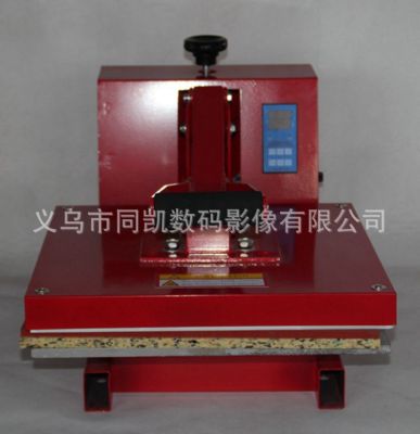 TONGKAI red thermal transfer 38*38cm pressure plate machine for DIY T-shirt