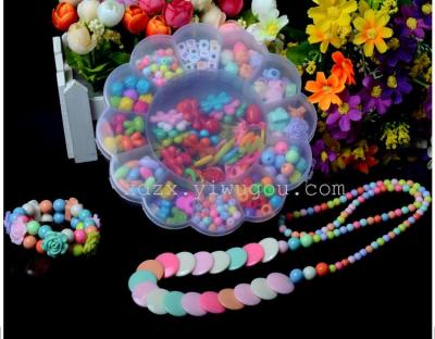 Factory wholesale children's handmade DIY beads start beaded handmade DIY beaded jewelry in bulk toys