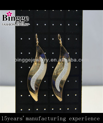 Onion powder s-shaped stickers yarn earrings African fashion jewelry