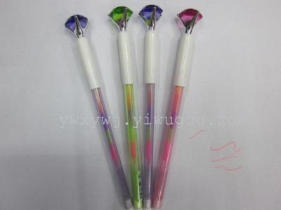Factory direct supply bright crayons, Diamond-like gel pens