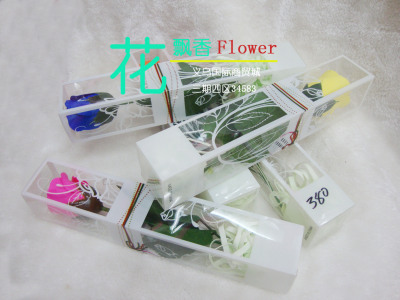 Exquisite PVC box containing rose flowers