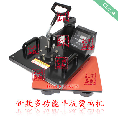 TONGKAI new listing hot flat stamping machine for T-shirt, pillow, mouse pad, puzzle, porcelain, metal plate etc.