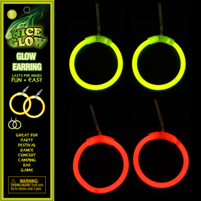 The deluxe edition fluorescence fluorescence stick Earrings suit luminous stick flash stick