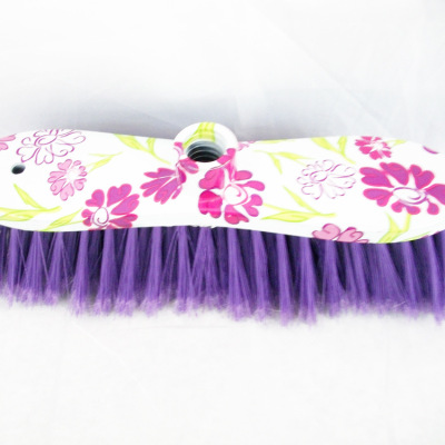 In 2014, the new factory direct plastic cleaning broom can be used to process customized broom head.