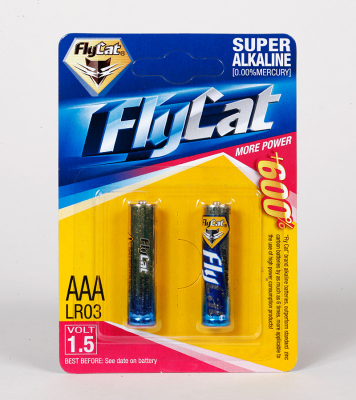 FLYCAT flying cat alkaline 7th, 2 card batteries