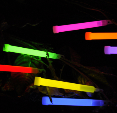 individual foilbag of 6 inch glow stick with hook  glow stick 1.5*150mm