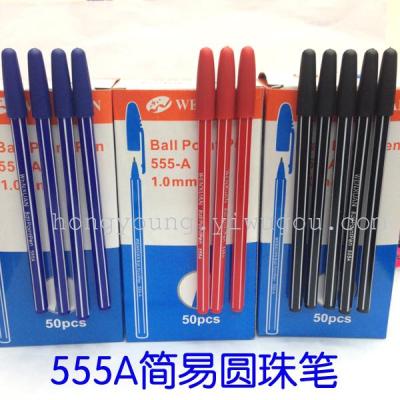 Ball-point pen 555A, simple pen, slide