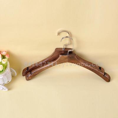 Factory direct sale antique solid wood luxury wooden hanger-style hanger wooden hangers