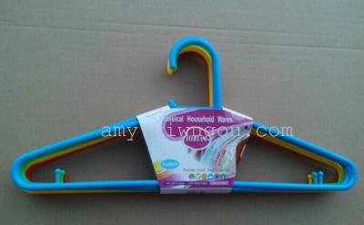 8019 plastic hanger clothes rack and dry wet and dry clothes hanger 40*18.5