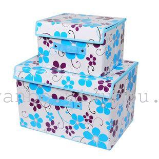 Underwear storage box-dot button waterproof coated clothes cosmetic storage box chest