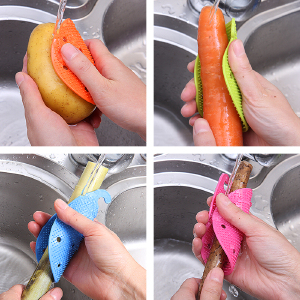 Fruit and vegetable brushes not hurting hands potato radish fruit fruit and vegetable brushes cleaning brushes Q