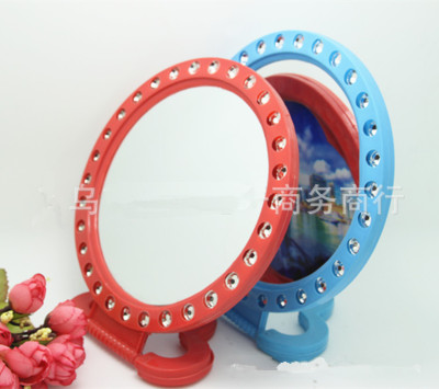Manufacturers' Sales Mirror round single side Sitting Mirror dot makeup Mirror Jane Oh Princess Mirror 2 Yuan Daily Provisions