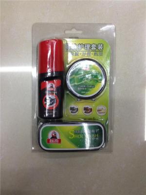 Shoe polish treatment set