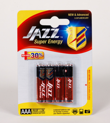 Jazz No. 7 4 Hanging Card Batteries