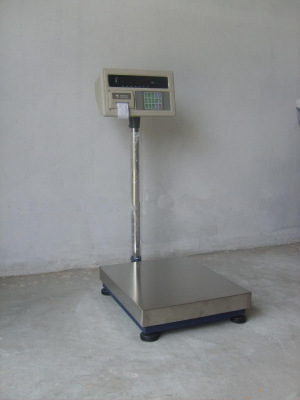 Printed electronic scale
