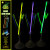  glow stirrers 4 pcs  glow sticks fluorescent swizzle sticks glow swizzle stick light stick swizzle stick bar supplies