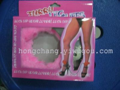 Plush feet shackled, adult erotic boutique hotel sex toys