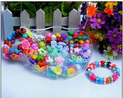 New wholesale beaded handmade DIY DIY beaded by hand early education for children of color beads puzzle toys