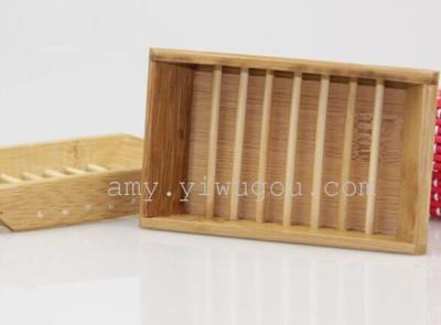 Natural bamboo Soapbox soap box soap box logs delicate bamboo soap box 10.5*6.5*2