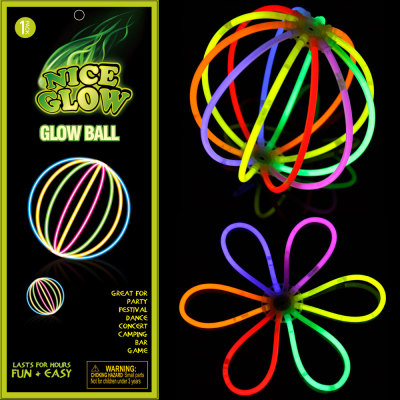 Colorful Flourescent Glow Stick Lantern Balls