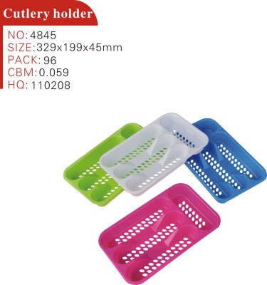 Cutlery holder for knife and fork plate