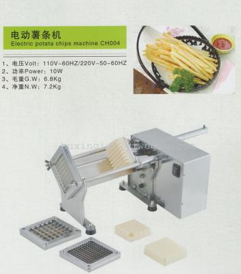 Electric French fries, chips, cutting machine, potato Strip cutting device, fast food equipment
