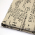 DIY handwoven fabric European and American printed fabric English newspaper background cloth