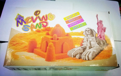 Plastic is color-clean non-stick hand colored sand sand castles in space boxed