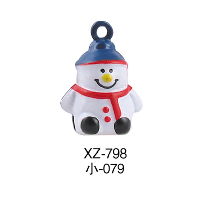 Winter hot design  little snowman cartoon bell, jewelry accessories