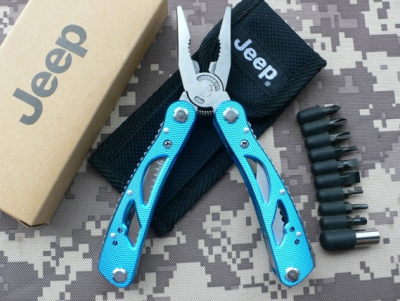 Genuine Jeep Jeep Multifunction Pliers Replaceable Blade Knife Colorful Tool Clamp Replacement Screws